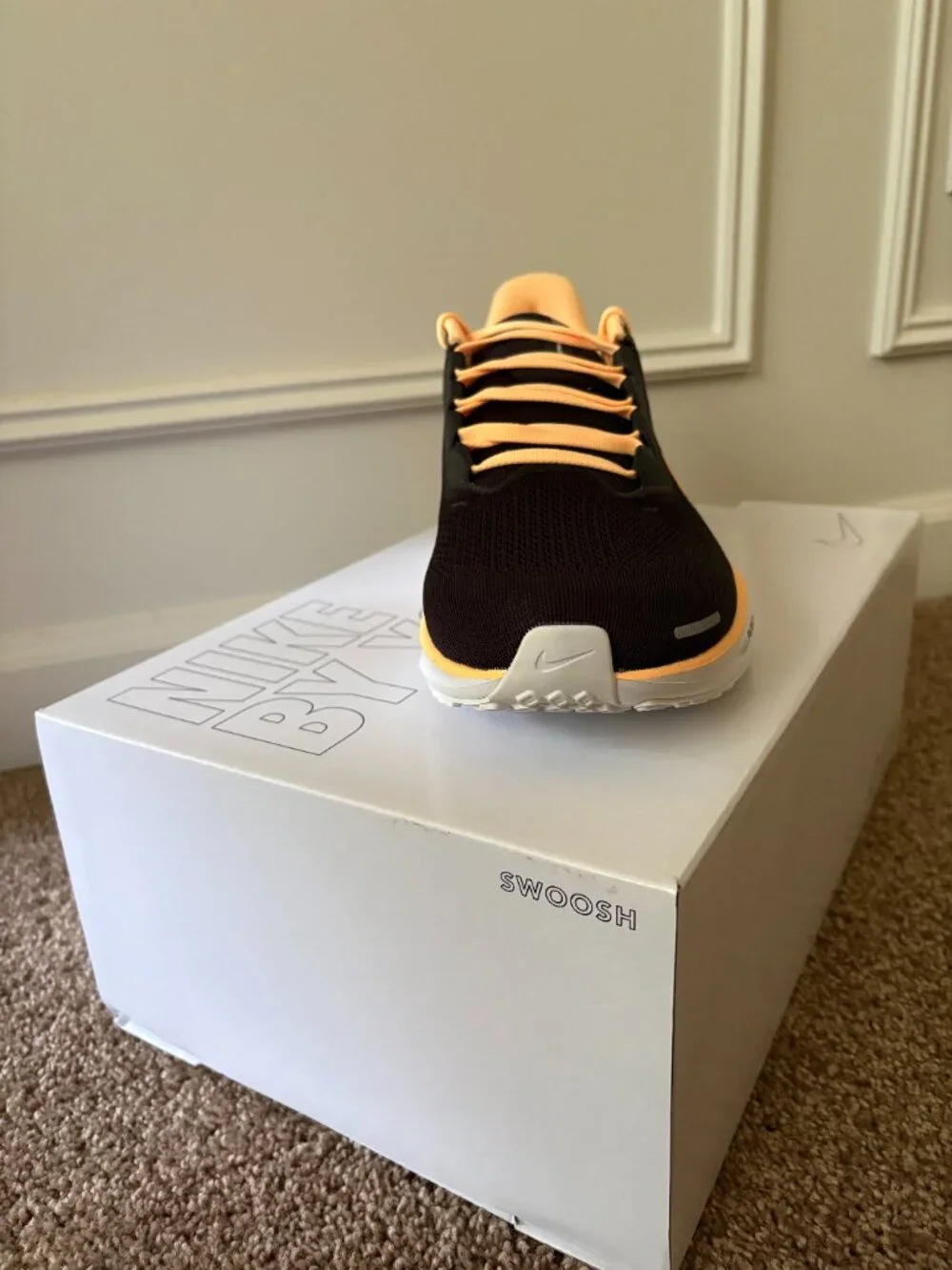 Nike Pegasus 41 Running Shoes | Black & Peach Orange | Size 11.5 | Brand New